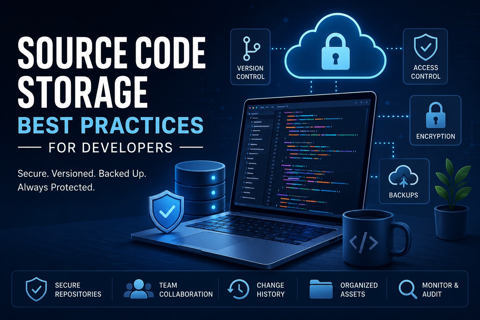 Secure Source Code Storage and Backup Strategies